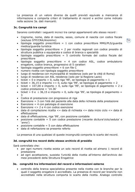 manuale tecnico per la registrazione delle informazioni relative all ...