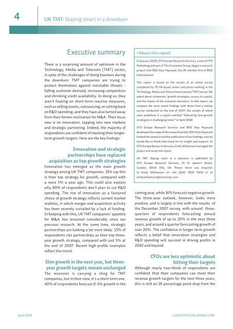 UK TMT: Staying smart in a downturn - UK.COM