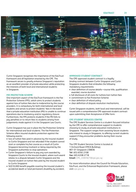 Download the International Student Guide 2013 - Curtin Singapore