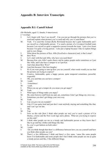 What is Appendix in the Dissertation? - Research Prospect dissertation interview appendix