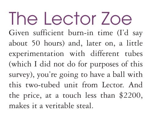 The Lector Zoe - Lector-audio.com