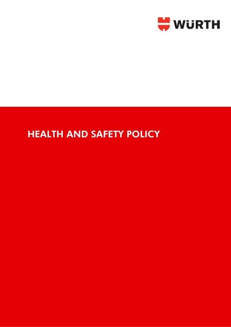 Health and Safety Policy.pdf - Wurth