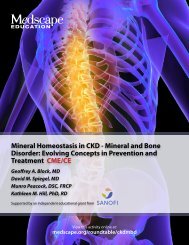 Mineral Homeostasis in CKD - Mineral and Bone Disorder - Medscape