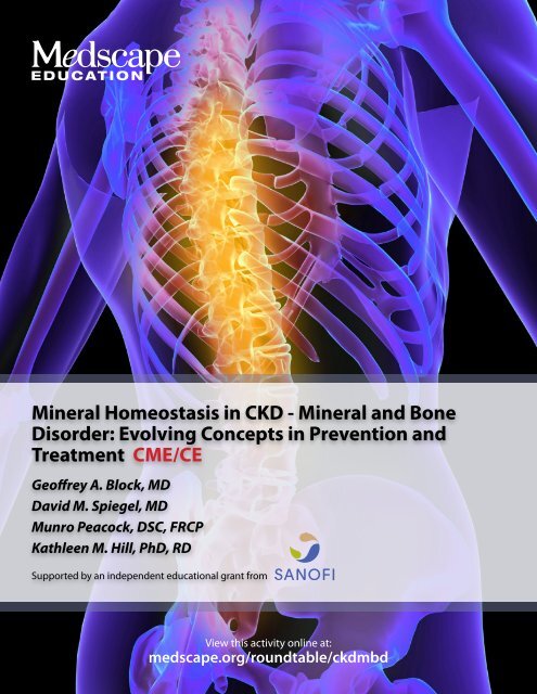 Mineral Homeostasis in CKD - Mineral and Bone Disorder - Medscape