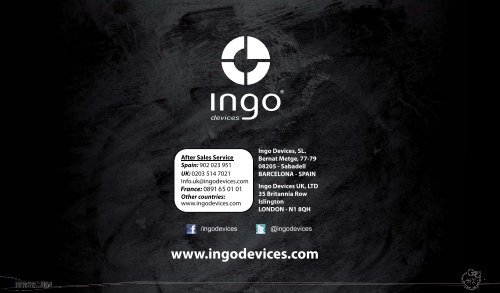 %HGLHQXQJVDQOHLWXQJ - Ingo Devices