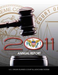 2011 Annual Report - Supreme Court of the Virgin Islands