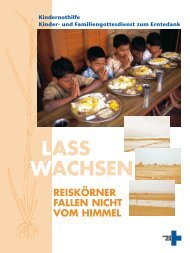 Lass wachsen – Reiskörner fallen nicht vom Himmel - Kindernothilfe