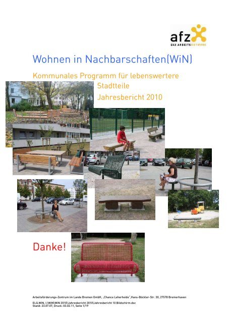 Wohnen in Nachbarschaften(WiN) - AFZ