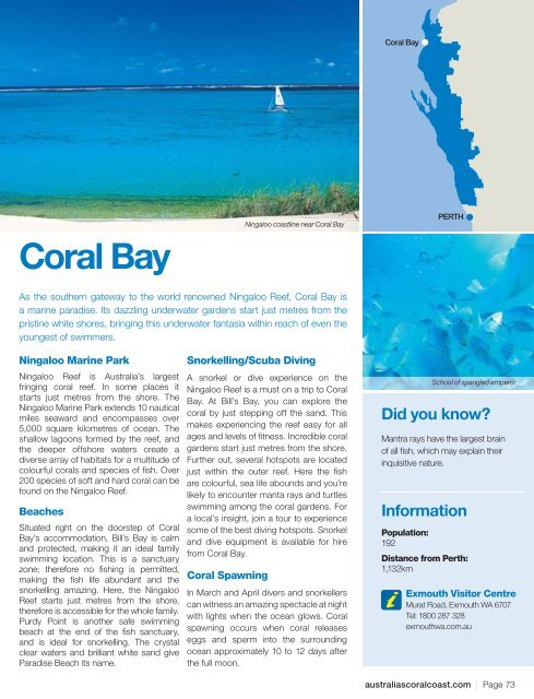 Download Australia's Coral Coast - Western Australia ... - FlipBookSoft