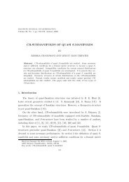 CR-SUBMANIFOLDS OF QUASI S-MANIFOLDS - Soochow Journal ...