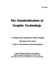 The Standardization of Graphic Technology - International Color ...