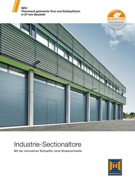 Industrie-Sectionaltore als PDF - Hörmann KG