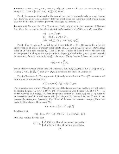 Dyson's Lemma and a Theorem of Esnault and Viehweg