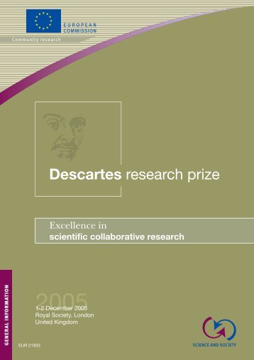 Descartes research prize - CERTH, The Centre for Research and ...