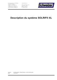 Description du système SOLRIF® XL - Schweizer Metallbau