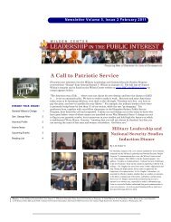 A Call to Patriotic Service - Hampden-Sydney College