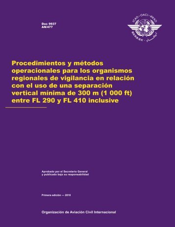 Procedimientos y mÃ©todos operacionales para los ... - ICAO