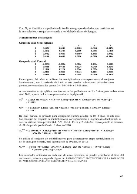 Estimaciones y proyeccion - Ministerio de EconomÃ­a