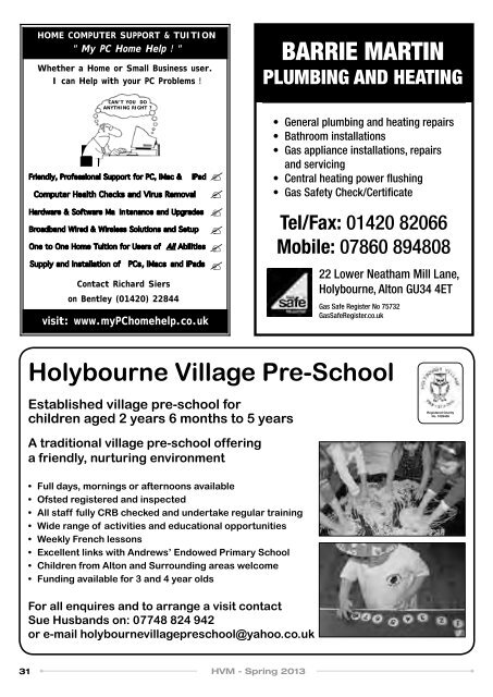 Holybourne Summer Fest... Sunday 7 July 2013