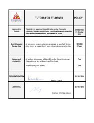 Tutors for Students Policy - Concordia College Toowoomba