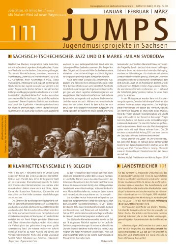 Jugendmusikprojekte in Sachsen - Sächsischer Musikrat eV