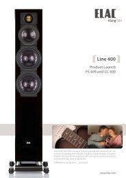 Broschure Line 400 (PDF) - Elac