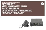 MOTOTRBO XiR M8220/XiR M8228 Radio Bergerak Dengan ...