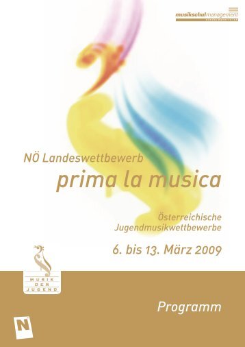 Programm QUERFLÃ–TE - Musikschulmanagement NiederÃ¶sterreich