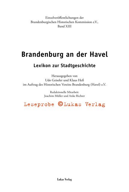 Brandenburg an der Havel