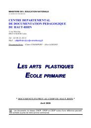 LES ARTS PLASTIQUES ECOLE PRIMAIRE - Index of