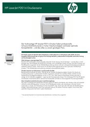 HP Laserjet P2014 Datenblatt