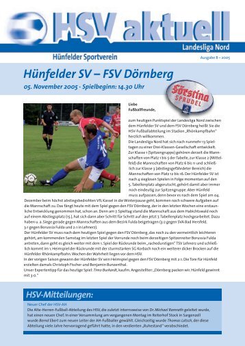 Hünfelder SV – FSV Dörnberg