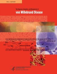The Diagnosis, Evaluation, and Management of von Willebrand ...