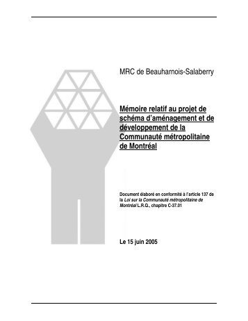 MRC de Beauharnois-Salaberry - CommunautÃ© mÃ©tropolitaine de ...