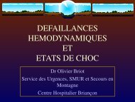 Etat de Choc, Dr Briot - Association Nationale des MÃ©decins du ...