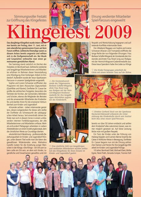 Klingefest 2009 - Kinder- und Jugenddorf Klinge, Seckach