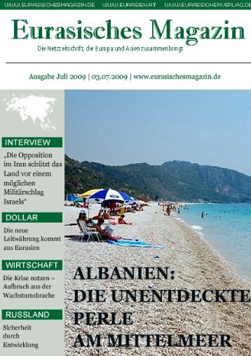 Eurasisches Magazin – Juli 2009 · Seite 1 © Eurasischer Verlag ...