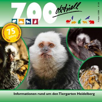 Zoo aktuell 1 / 2008 - Tiergartenfreunde Heidelberg eV