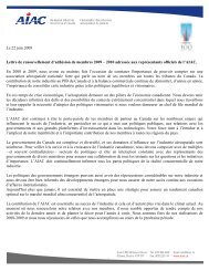 Le 22 juin 2009 Lettre de renouvellement d'adhésion de membres ...