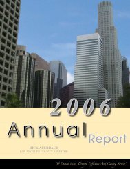 2006 Annual Report - Los Angeles County Assessor