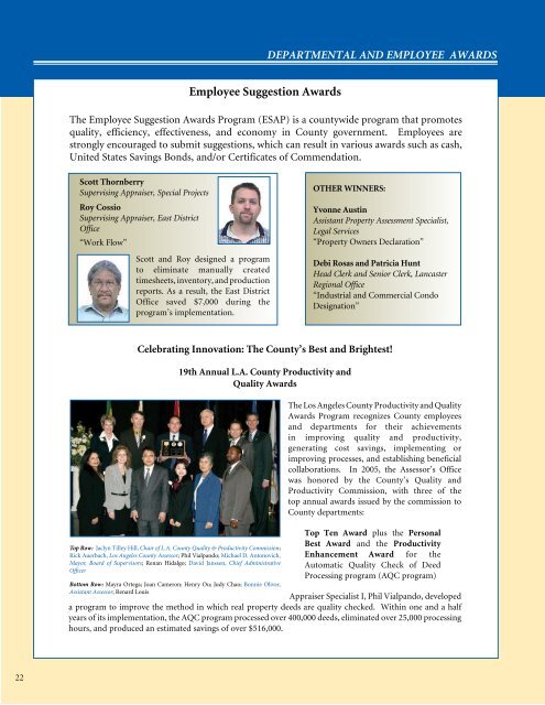 2006 Annual Report - Los Angeles County Assessor