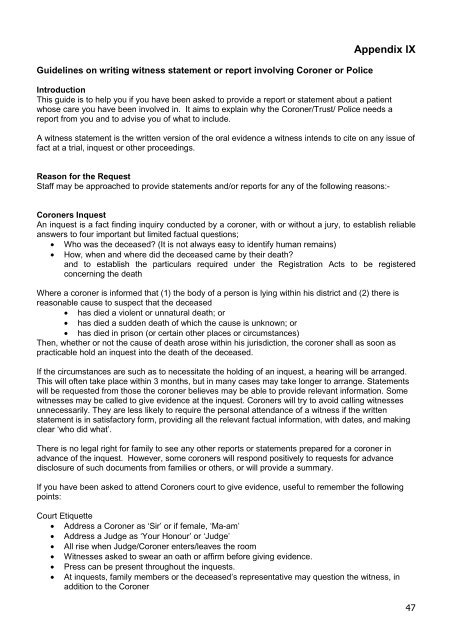 Incident Management Policy and Procedure 652.0 KB - Oxleas NHS ...