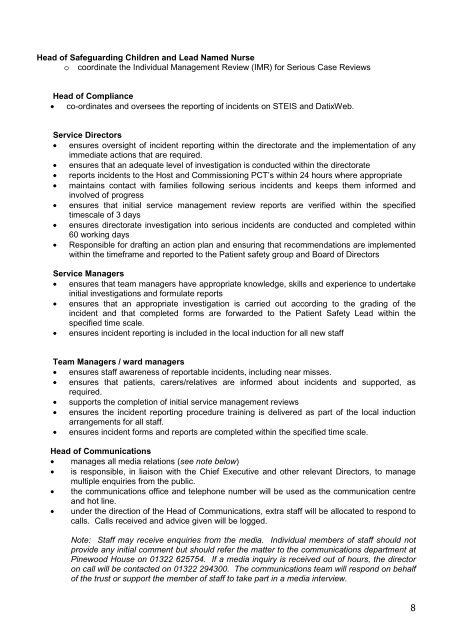 Incident Management Policy and Procedure 652.0 KB - Oxleas NHS ...