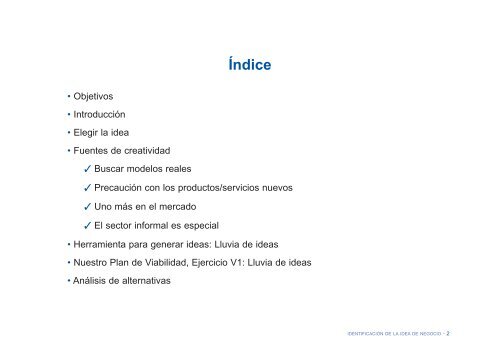 6 Identificación de la idea de negocio