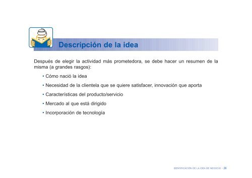 6 Identificación de la idea de negocio