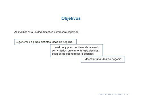 6 Identificación de la idea de negocio