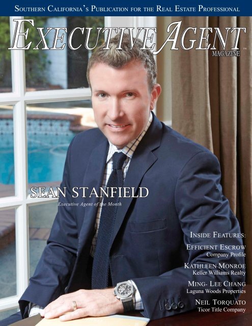 SEAN STANFIELD - Executive Agent Magazine