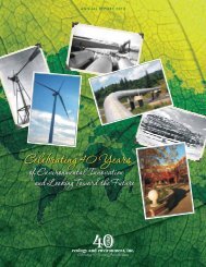 Annual Report 2010 - Ecology & Environment