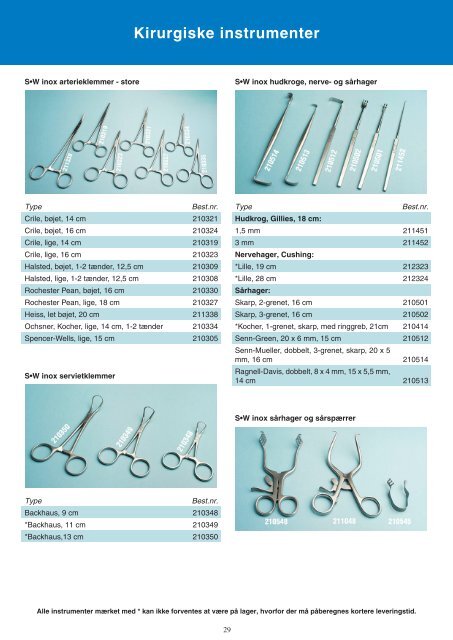 Kirurgiske instrumenter
