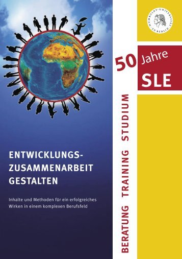 Entwicklungszusammenarbeit gestalten - SLE Berlin